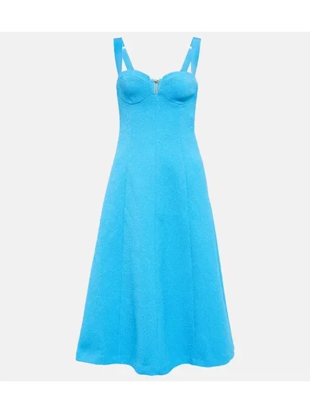 Rochie midi Rebecca Vallance până la genunchi de costum albastru