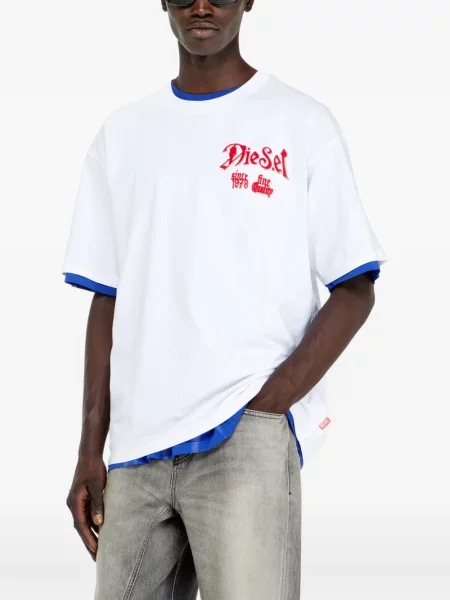 Tricou Diesel alb