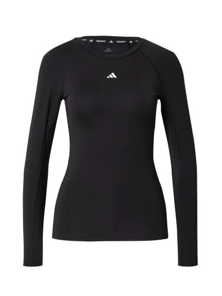 ADIDAS PERFORMANCE Tehnička sportska majica crna bijela