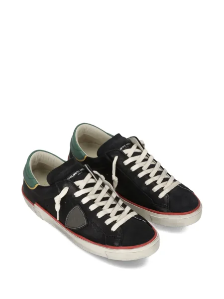Sneakerși Philippe Model Paris din piele de căprioară negru
