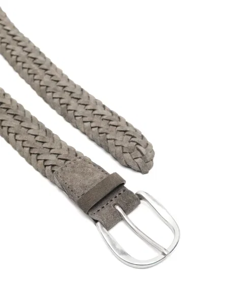 Curea Orciani din piele de căprioară gri