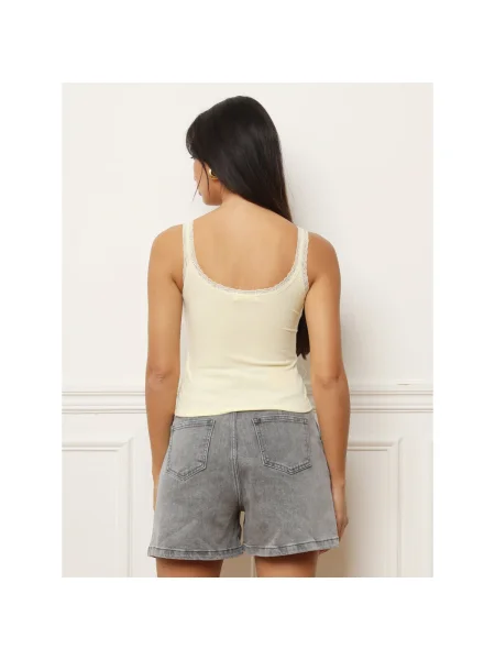 Top La Modeuse galben