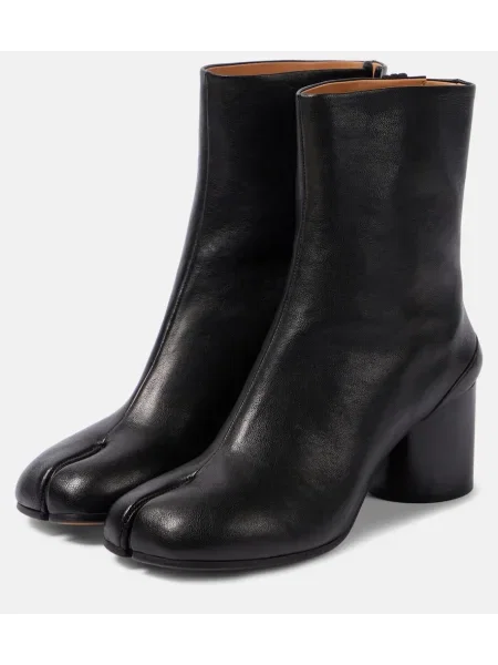 Cizme scurte Maison Margiela din piele negru