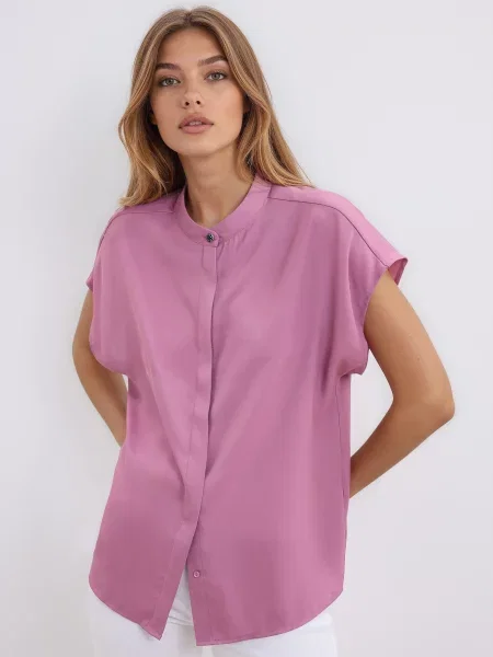 Mohito Palaidinė su aukšta apykakle ryški violetinė