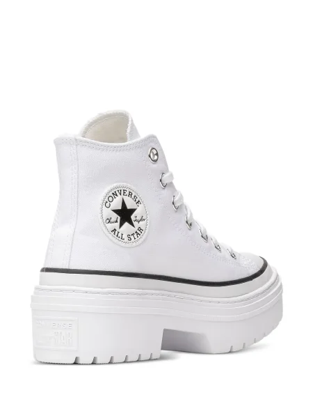 Sneakerși Converse cu platformă alb