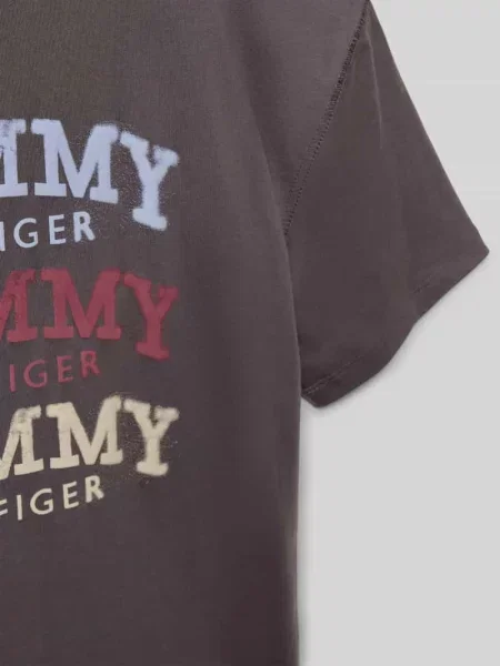 T-shirt o kroju regular fit z czystej bawełny Tommy Hilfiger Teens