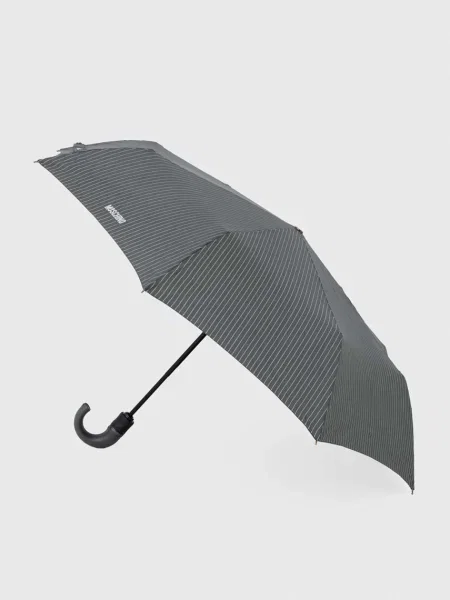Moschino umbrela gri negru