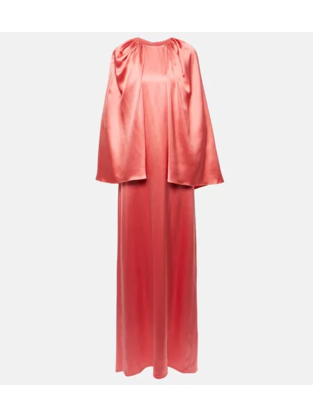 Rochie Monique Lhuillier din satin roșu
