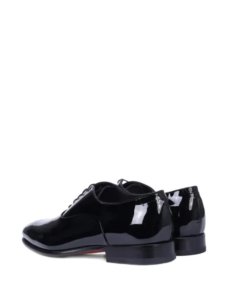 Oxford Santoni din țesătură twill negru