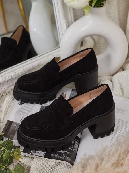 Mocasini Resti negru