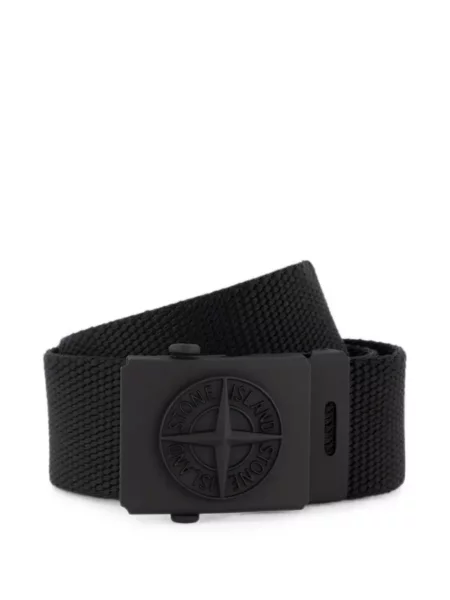 Pasek dziecięcy Stone Island czarny
