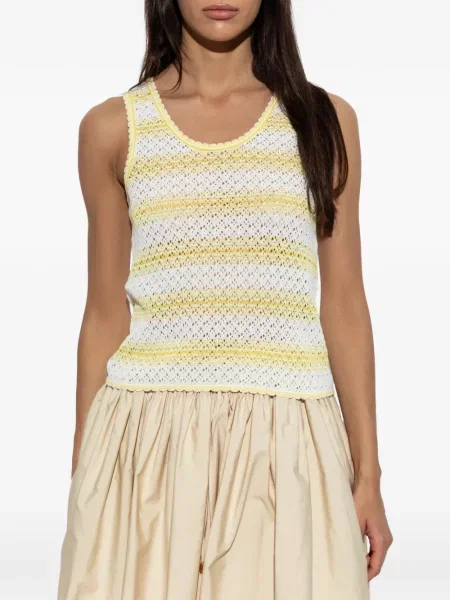 Top Loewe tricotate galben