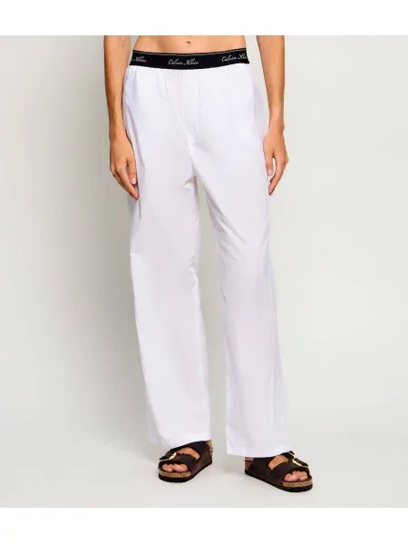 Calvin Klein Underwear Pantaloni de pijama | Straight fit alb