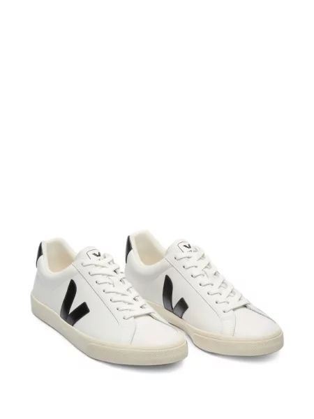 Sneakerși Veja Esplar cu autograf alb
