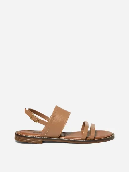 Кожаное поло Marc O'polo коричневое