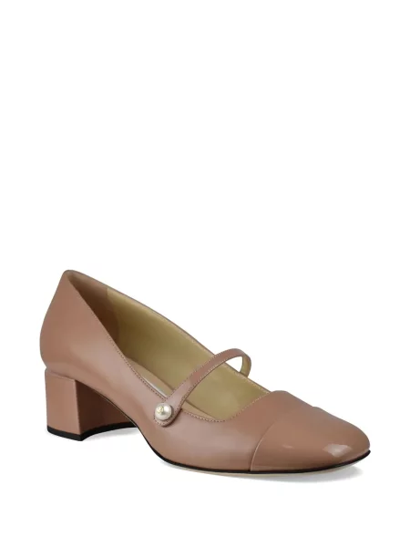 Pantofi cu toc Jimmy Choo cu perle cu bretele