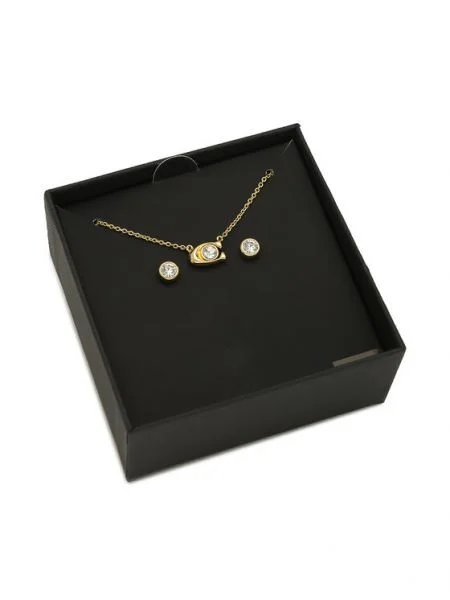 Coach Set náhrdelník a náušnice Signature Necklace & Earring Set Zlatá