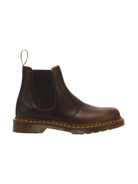 Sztyblety Dr. Martens skórzane brązowe