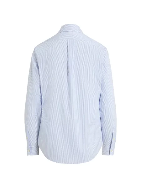 Fleece polo Polo Ralph Lauren με κέντημα με λαιμόκοψη v κόκκινο