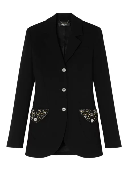 Geacă Versace de lână negru