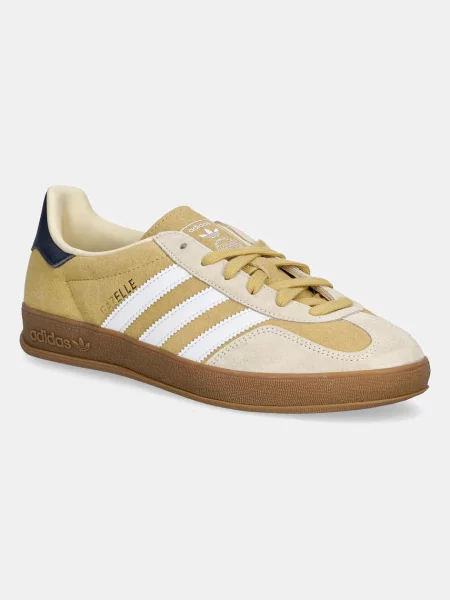 Adidas Originals sneakers din piele intoarsă Gazelle Indoor galben
