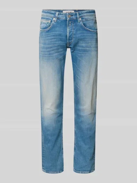 Jeansy w kroju regular fit w stylu model Grover' Replay niebieskie