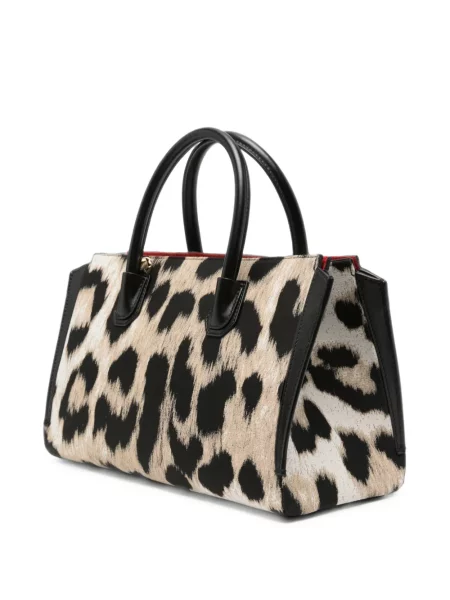 Geantă shopper Givenchy cu imagine cu model leopard