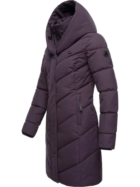 Ragwear Zimný kabát Natalka tmavofialová