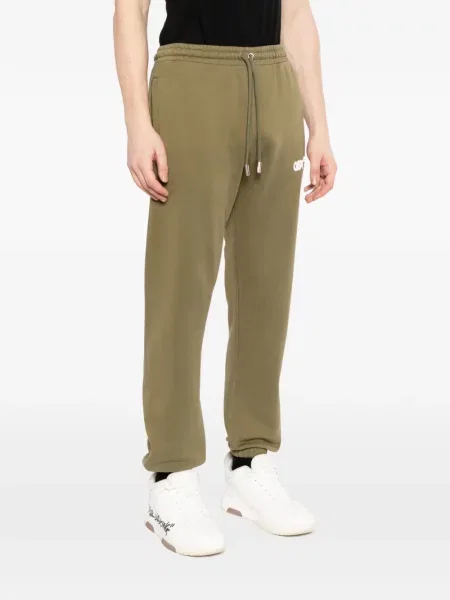 Pantaloni Off-white alb
