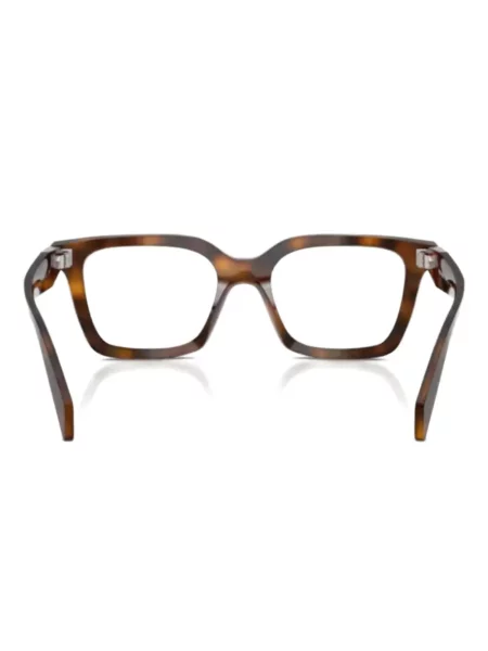 Ochelari de soare Prada Eyewear cu imprimeu geometric maro