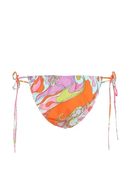 Bikini Pucci nyakkendővel narancsszínű