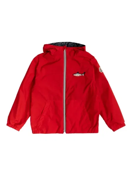 Kurtka dziecięca Moncler Enfant czerwona