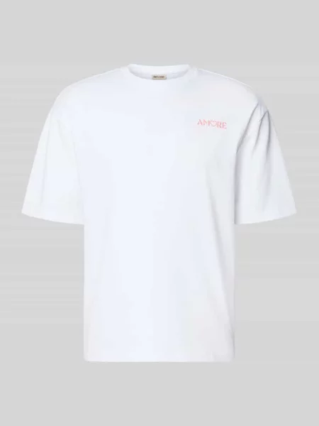 Krój regular fit t-shirt z czystej bawełny model CASPIAN AIRFLEX AMORE' Only & Sons biała