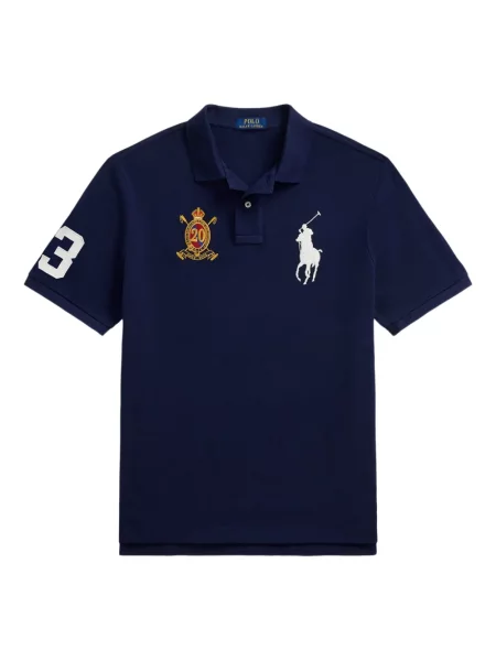 Șapcă Polo Ralph Lauren de mătase cu broderie cu dungi negru