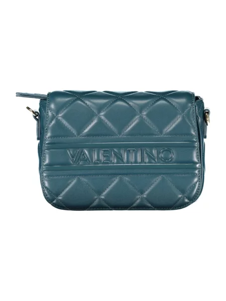 Lniana torebka crossbody Valentino By Mario Valentino zielona
