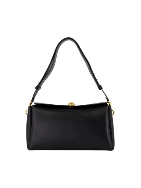 Torebka crossbody Ami Paris skórzana czarna