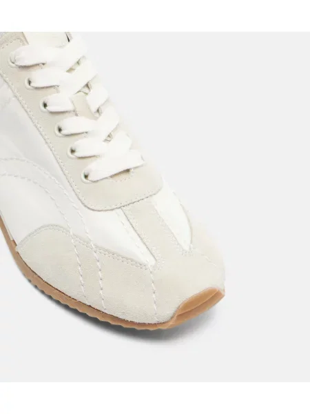 Sneakerși Toteme din piele de căprioară alb