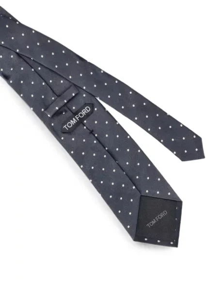Cravată Tom Ford cu buline gri