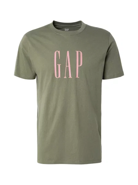 GAP Tricou EVERYDAY oliv / pal roz