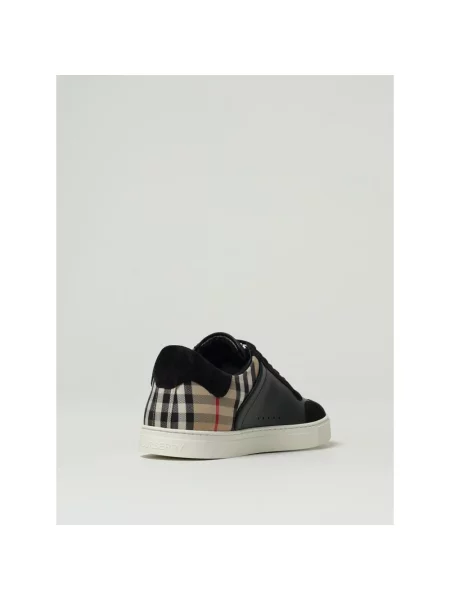 Sneakersy Burberry zamszowe czarne
