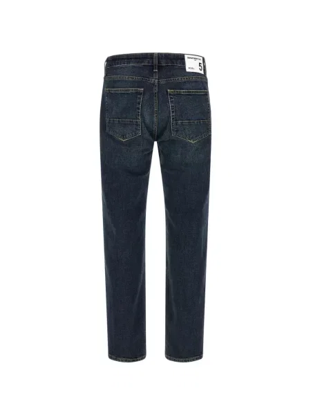 Blugi Department 5 cu strasuri albastru