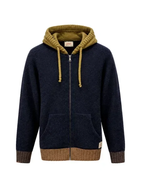 Sweter Bob wełniany niebieski