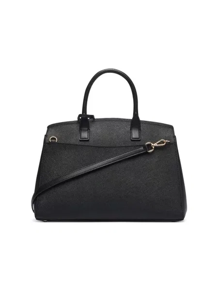 MICHAEL Michael Kors listová kabelka dámska z imitácie kože Landry čierna