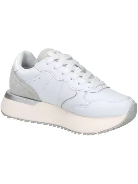 Pantofi Sun68 alb