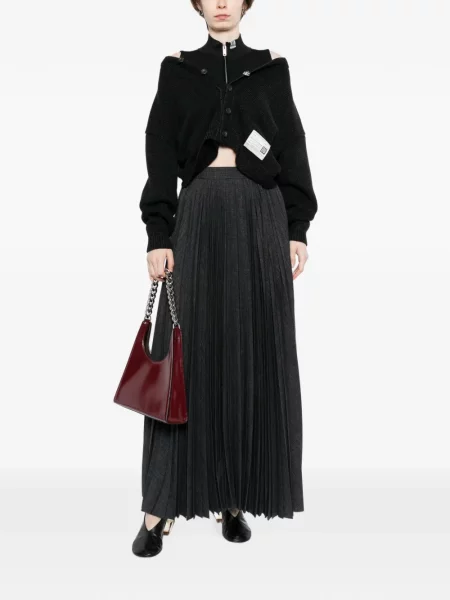 Fusta maxi Maison Mihara Yasuhiro gri