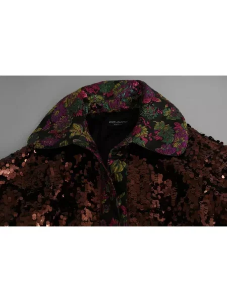Płaszcz Dolce And Gabbana z cekinami