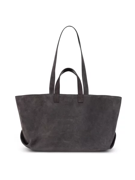 Shopperka A.p.c. zamszowa szara