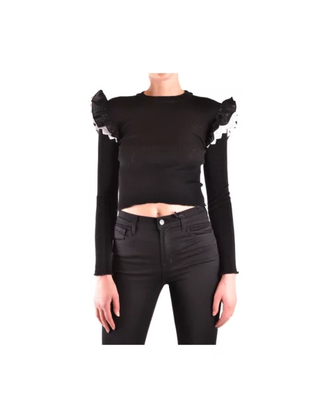 Dzianinowy sweter Philosophy Di Lorenzo Serafini czarny