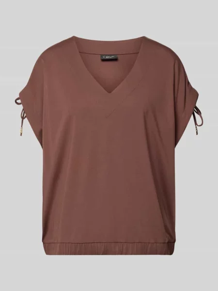 T-shirt o kroju loose fit z mieszanki S.oliver Black Label