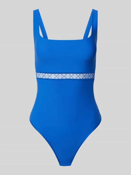 Body z prostokątny dekolt model PALINA COSMIC HEARTBEAT' Triumph niebieski